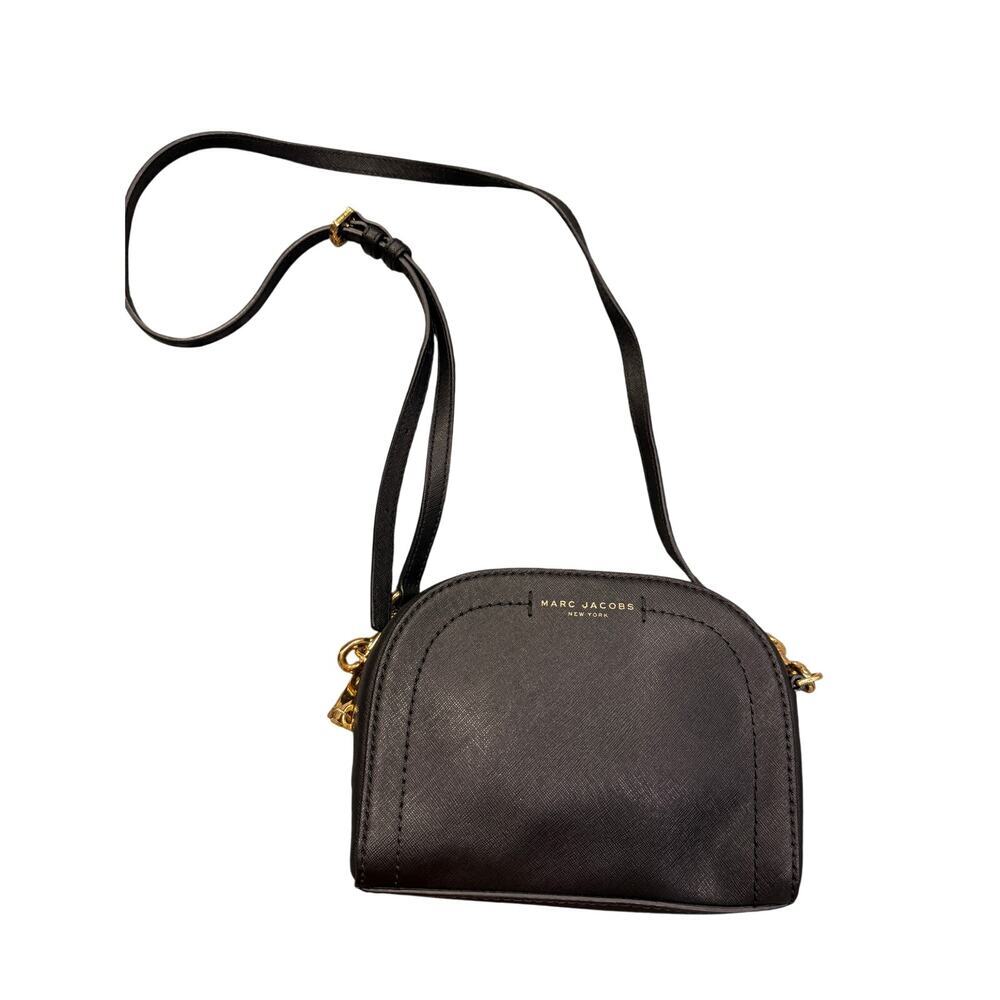 Chic Marc Jacobs New York Black Saffiano Crossbody Bag